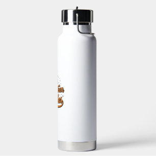 Botella De Agua Diseño de camiseta de tipografía de brujas de Hall