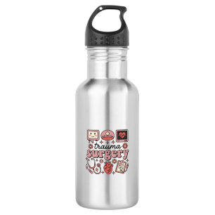Botella De Agua Diseño de camiseta de vector médico vintage de cir