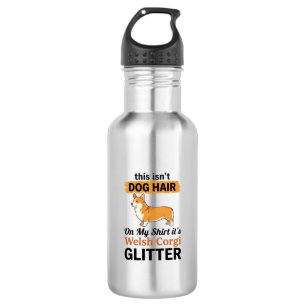 Botella De Agua Diseño de camiseta divertido para amantes de perro