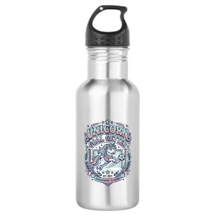 Botella De Agua Diseño de camiseta gráfica retro de Unicorn Goal G
