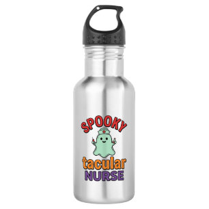 Botella De Agua Diseño de camiseta vector vintage de enfermera esp