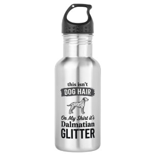 Botella De Agua Diseño de cita de pelo de perro divertido con bril