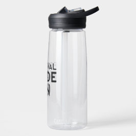Botella De Agua Diseño de Declaración Audaz Modo Festival