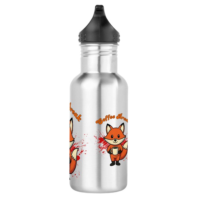 Botella De Agua Diseño de Descanso de Café (Derecha)