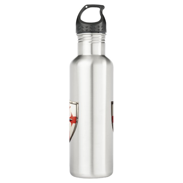 Botella De Agua diseño de escudo cruzado (Anverso)