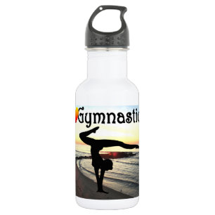 BOTELLA DE AGUA DISEÑO DE GIMNASTICAS DE GRAN TAMAÑO