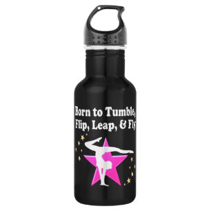 BOTELLA DE AGUA DISEÑO DE GIMNASTICAS DE TUMBLING