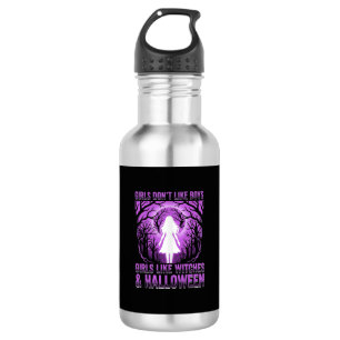Botella De Agua Diseño de Halloween Chicas como Brujas