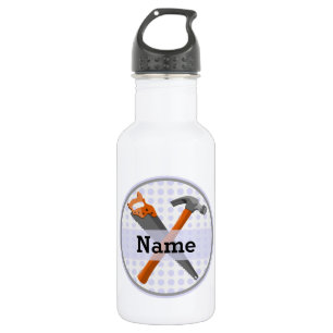 Botella De Agua Diseño de herramientas personalizadas para niños.