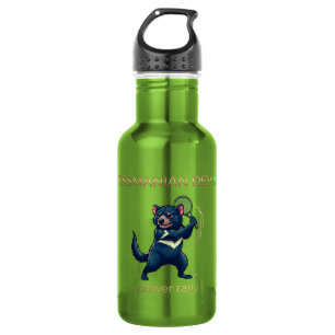 Botella De Agua Diseño de jugador de tenis diablo de Tasmania - Po