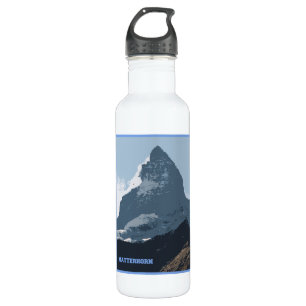 Botella De Agua Diseño de la montaña de Cervino, Suiza