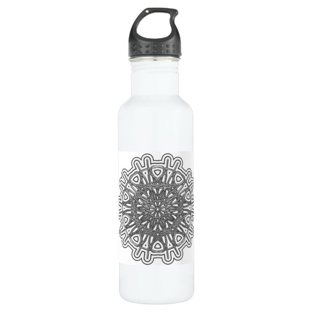 Botella De Agua Diseño de Mandala Ultra Guay #1 (Anverso)