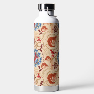 Botella De Agua Diseño de núcleo de crustáceos