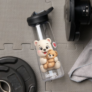 Botella De Agua Diseño de oso de peluche adorable y lindo