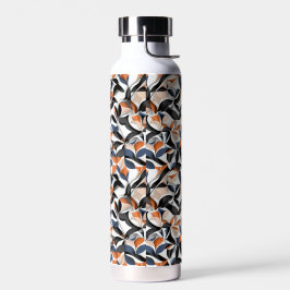 Botella De Agua Diseño de patrón de geometría de flujo abstracto m