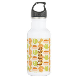 Botella De Agua Diseño De Patrones De Juguetes Y Tratamientos De P
