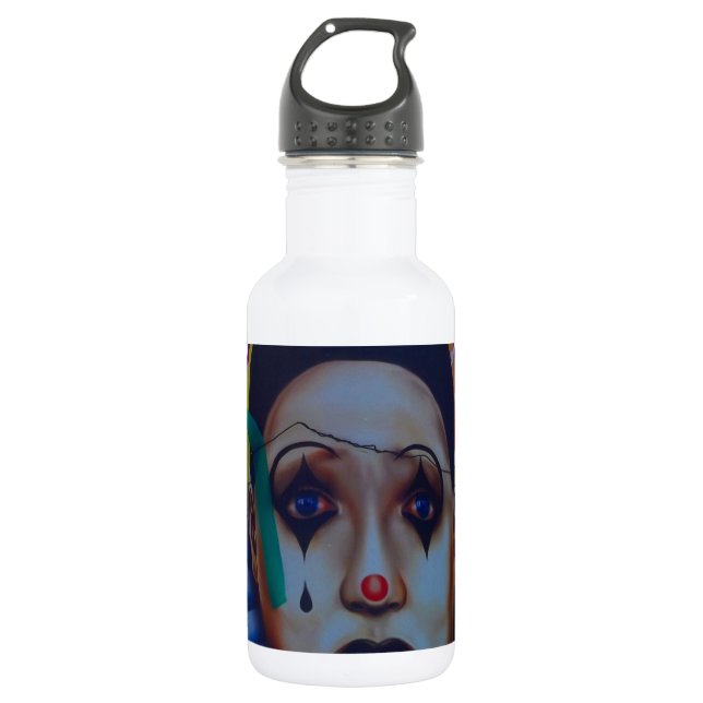 Botella De Agua Diseño de payaso de carnaval (Anverso)