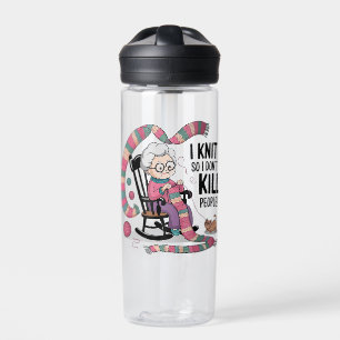 Botella De Agua Diseño de punto de nieta divertida