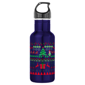 Botella De Agua diseño de suéter feo