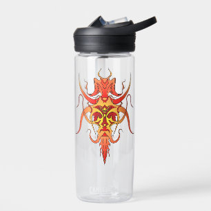 Botella De Agua Diseño de tatuajes tribales de Demon