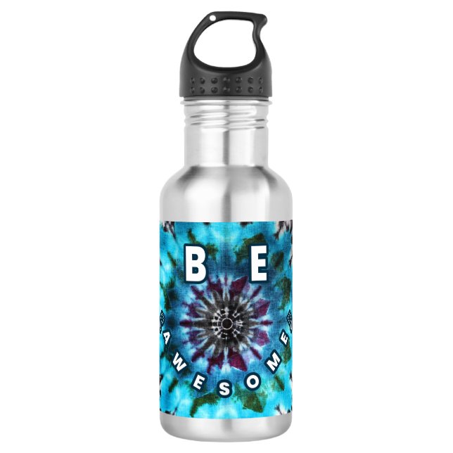 Botella De Agua Diseño de tinte de anclaje asombroso (Anverso)