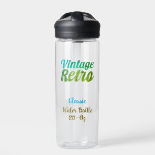 Botella De Agua Diseño de tipografía retro vintage -20-oz