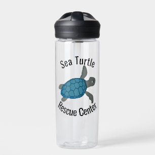 Botella De Agua Diseño de tortugas marinas