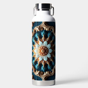 Botella De Agua Diseño Decorativo Vintage