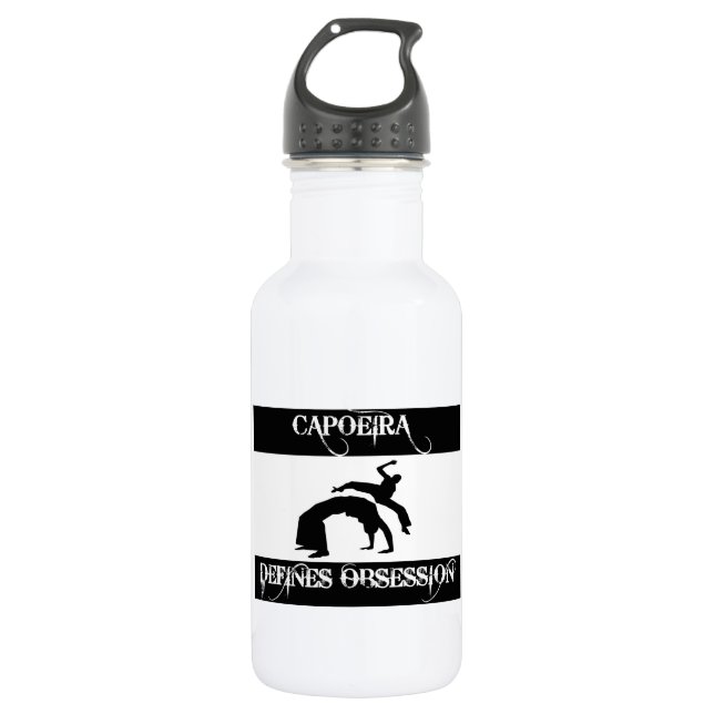 Botella De Agua diseño del capoeira (Anverso)