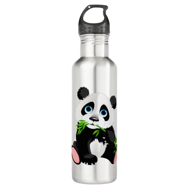 Botella De Agua Diseño del ilustracion Panda (Anverso)