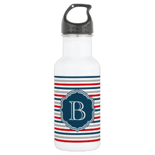 Botella De Agua Diseño del monograma