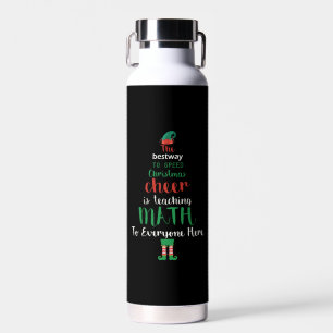 Botella De Agua Diseño Elf Gift de Maestros Navidades