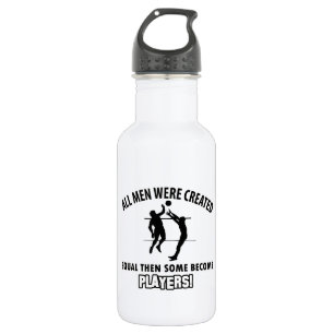 Botella De Agua diseño fresco del jugador de voleibol