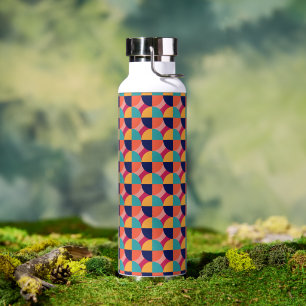 BOTELLA DE AGUA DISEÑO GEOMÉTRICO.