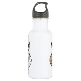 Botella De Agua Diseño geométrico del logotipo OWL