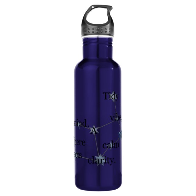 Botella De Agua Diseño inspirador y divertido de Virgo para uso y  (Anverso)