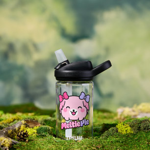 Botella De Agua Diseño Kawaii de Pastelito Derretido Cute