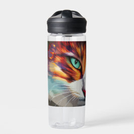 Botella De Agua Diseño ocular del gato