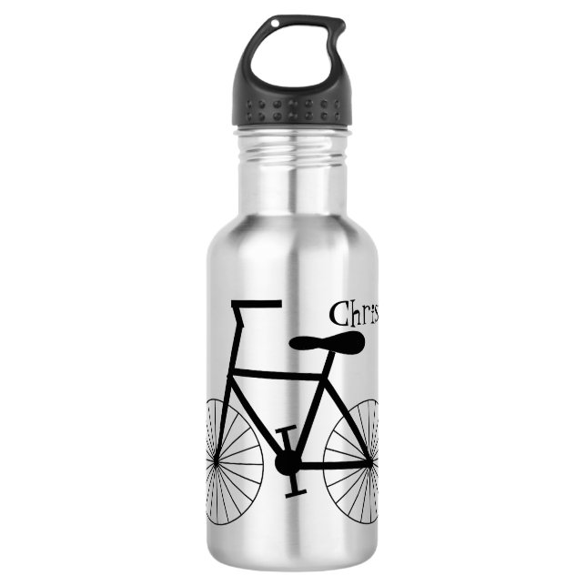 Botella De Agua Diseño personalizado de la bicicleta (Anverso)