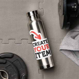 Botella De Agua DISEÑO PERSONALIZADO sube tu propio diseño Saludab