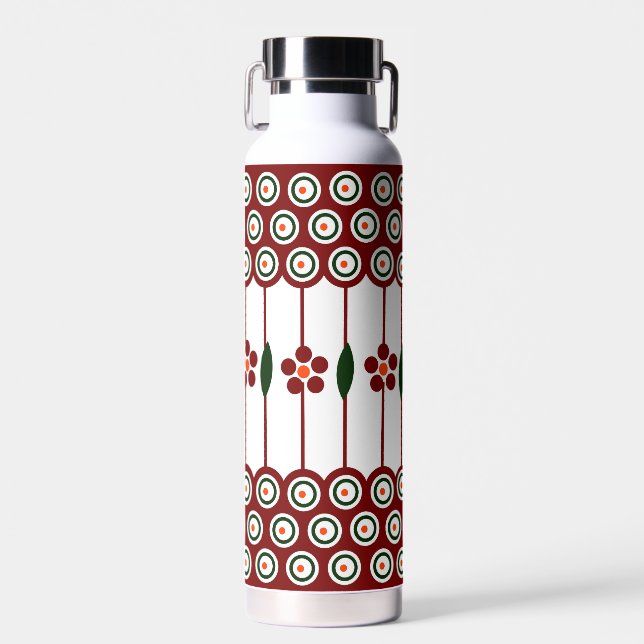 Botella De Agua Diseño polaco de cerámica tradicional (Delantero)