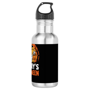 Botella De Agua Diseño Retro de Dibujos Animados de Ganso Bruja de