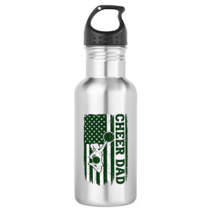 Botella De Agua Diseño vectorial vintage de bandera americana de C