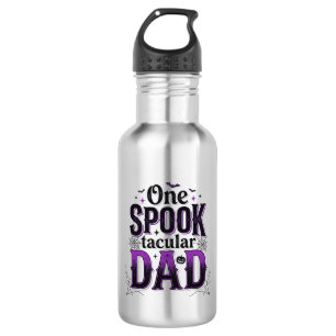 Botella De Agua Diseño vectorial vintage de Halloween del papá esp