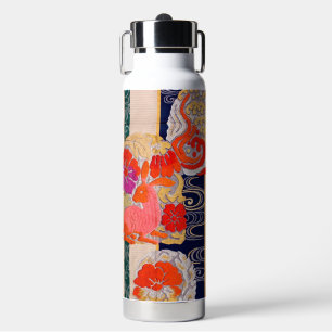 Botella De Agua Diseño vintage de conejo japonés