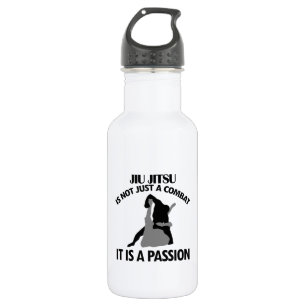 Botella De Agua DISEÑOS frescos del jitsu de Jiu