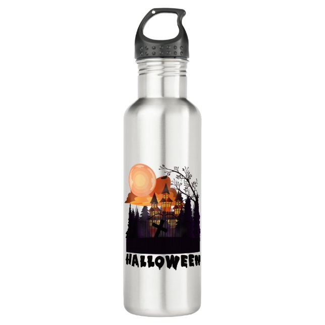 Botella De Agua Disfraz de Halloween (Anverso)