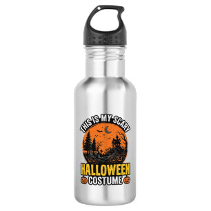 Botella De Agua Disfraz de Halloween Antiguo de Terror