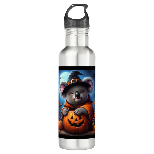 Botella De Agua Disfraz de Halloween de Koala (Anverso)
