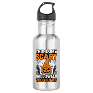 Botella De Agua Disfraz de Halloween Disfraz de Bruja de Calabaza